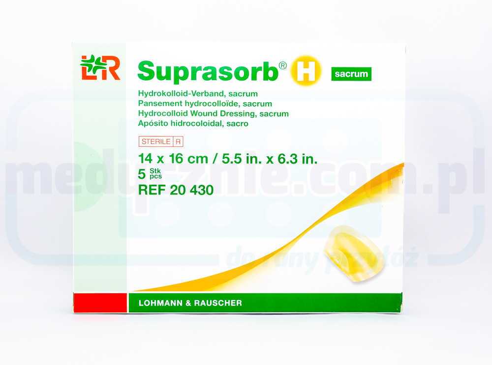 Suprasorb H Selbstklebender SACRUM 14*16cm Hydrokolloid-Verband 1St.